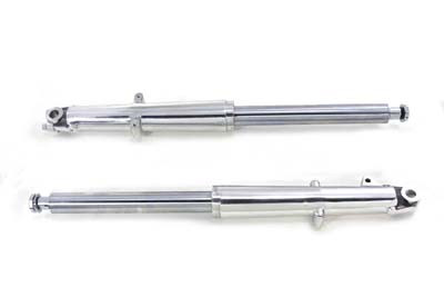 V-Twin - 41mm Hard Chrome Fork Slider Assembly with Polished Sliders