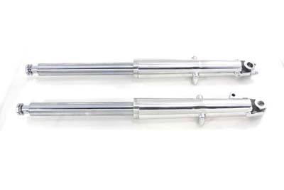 V-Twin - 41mm Hard Chrome Fork Slider Assembly with Polished Sliders