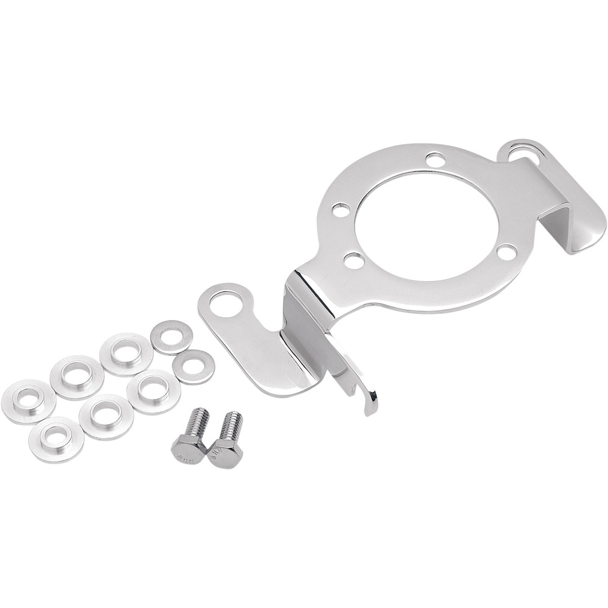 Drag Specialties - Carburetor Support Bracket with Choke Cable Mount