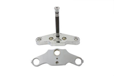 V-Twin - 5° Inverted Triple Tree Set Ball Milled Billet