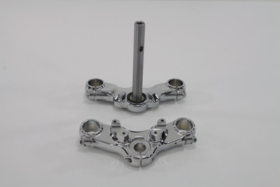 V-Twin - Chrome Triple Tree Kit