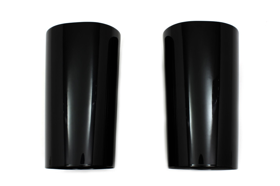 V-Twin #77485BBX - Black Fork Slider Cover Set