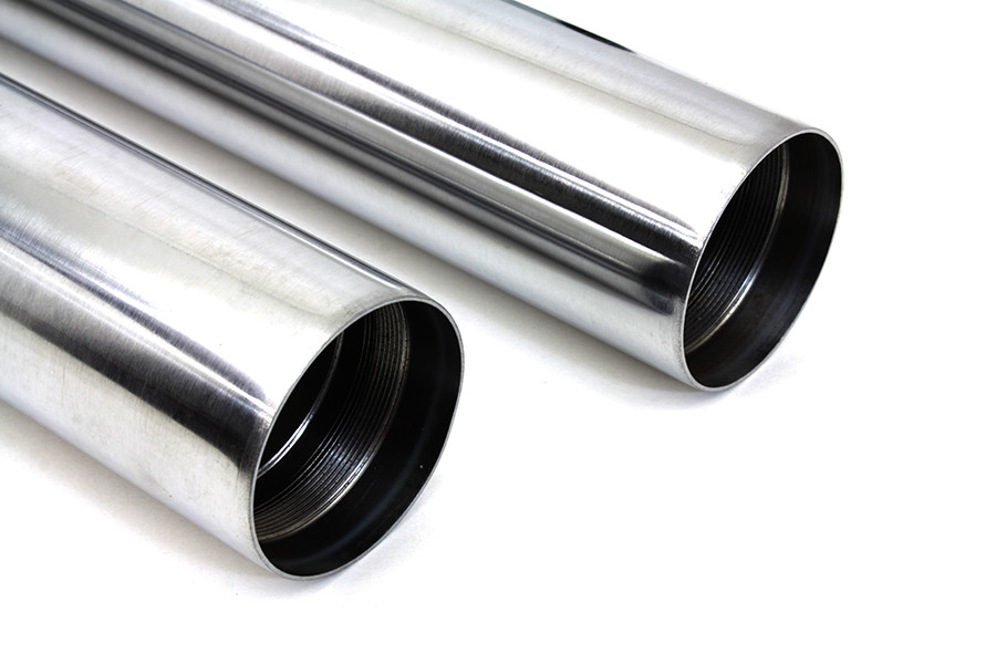V-Twin #094611 *QTY 6'S - Hard Chrome 49mm Fork Tube Set