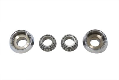 V-Twin - 7° Raked Fork Neck Cup Chrome