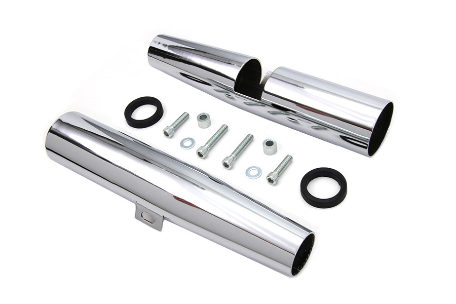 V-Twin #61120 - Chrome 39mm Fork Shrouds