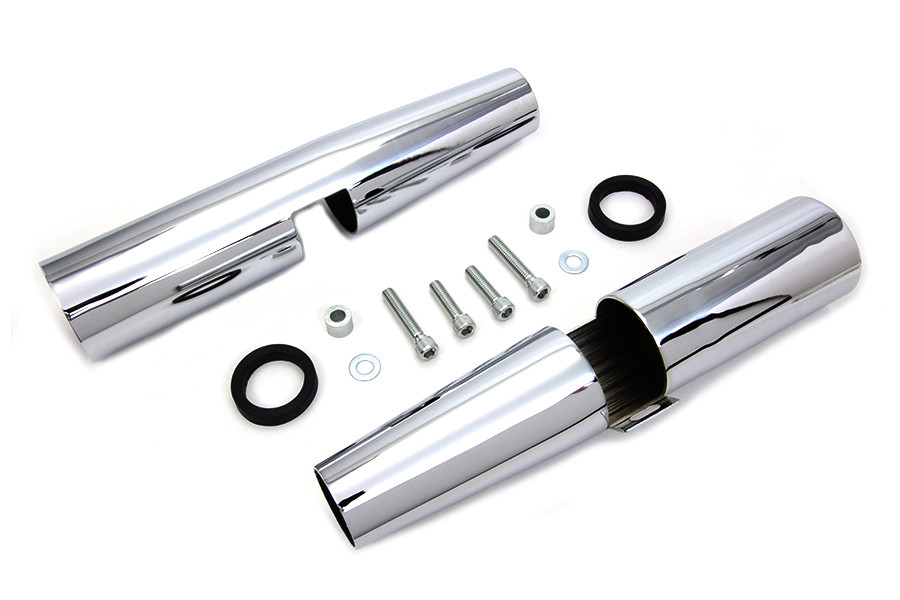 V-Twin #61120 - Chrome 39mm Fork Shrouds
