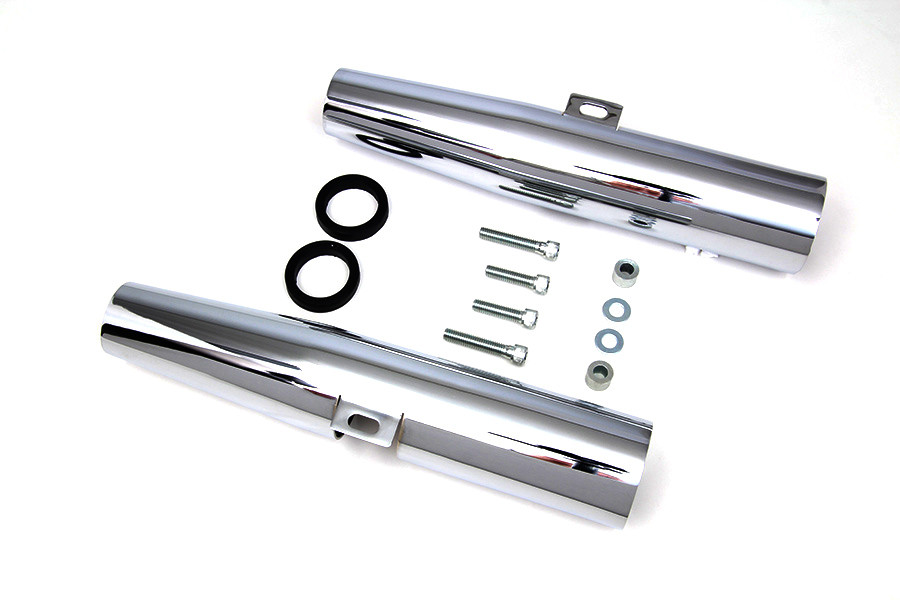 V-Twin #61121 - Chrome 39mm Fork Shrouds
