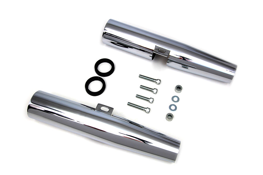 V-Twin #61121 - Chrome 39mm Fork Shrouds