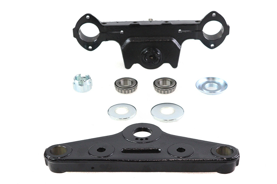 V-Twin - Replica Forged Steel Triple Tree Set Black