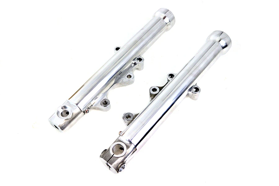 V-Twin - 39mm Dual Disc Lower Leg Set Polished