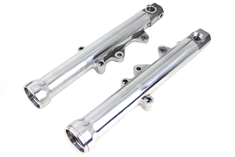V-Twin - 39mm Dual Disc Lower Leg Set Polished