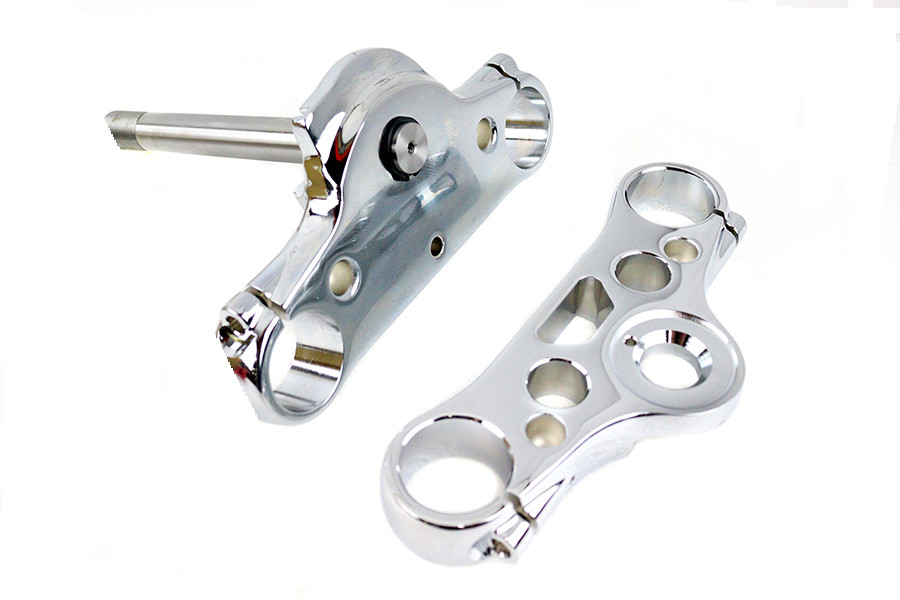 V-Twin - FXD 49mm Triple Tree Set Chrome