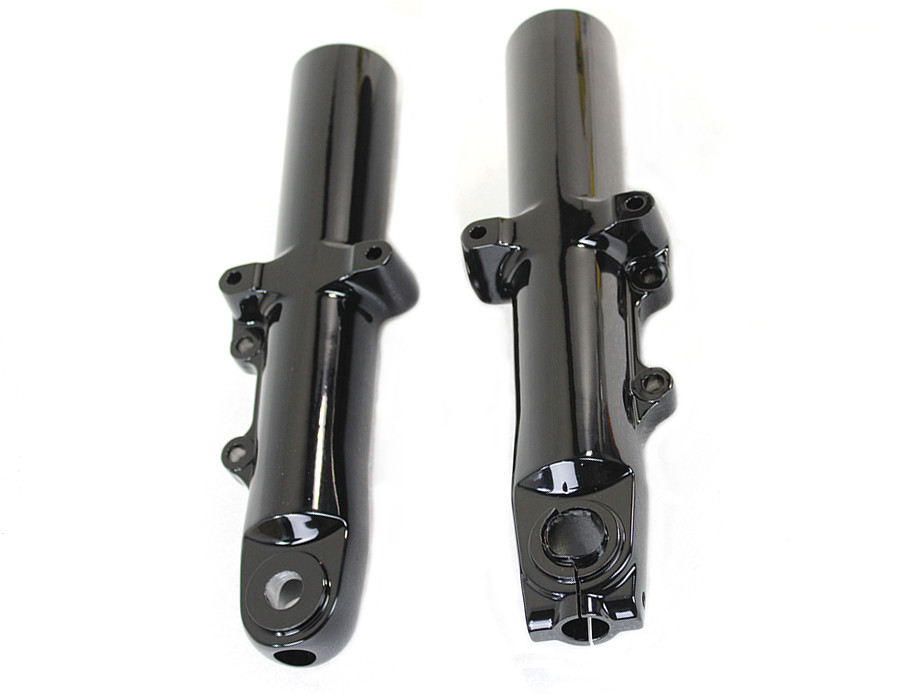 V-Twin - Black 49mm Lower Fork Slider Set