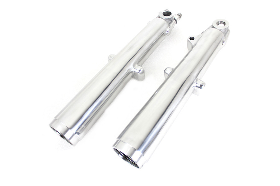 V-Twin #62373 - 41mm Glide Fork Slider Set Polished