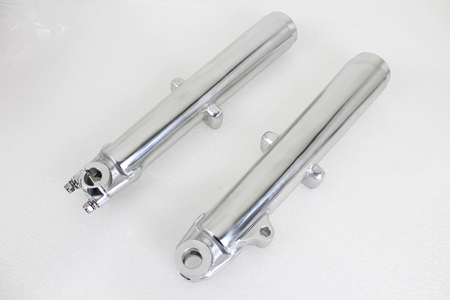 V-Twin #62373 - 41mm Glide Fork Slider Set Polished