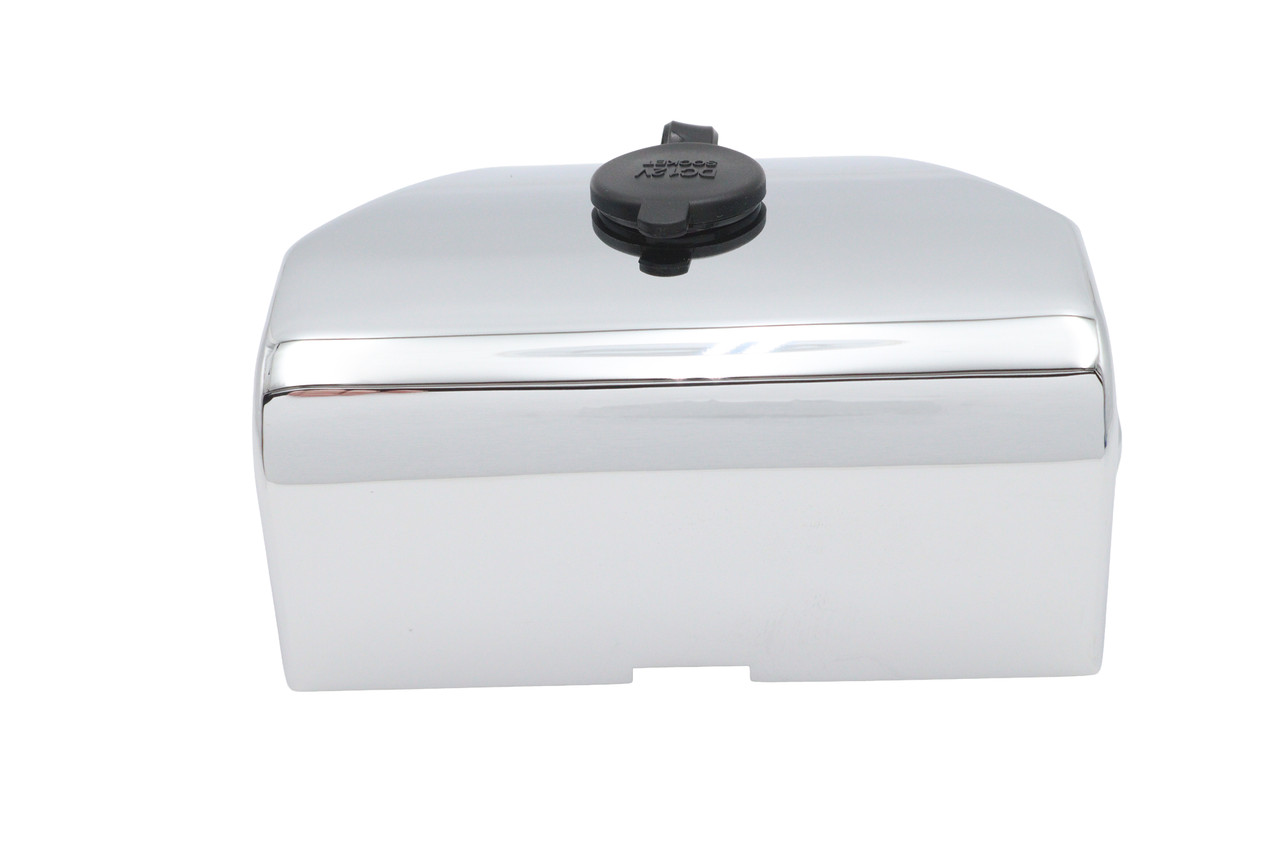 V-Twin #78111C - Chrome Handlebar Clamp Cover