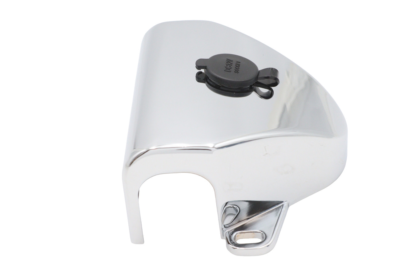 V-Twin #78111C - Chrome Handlebar Clamp Cover