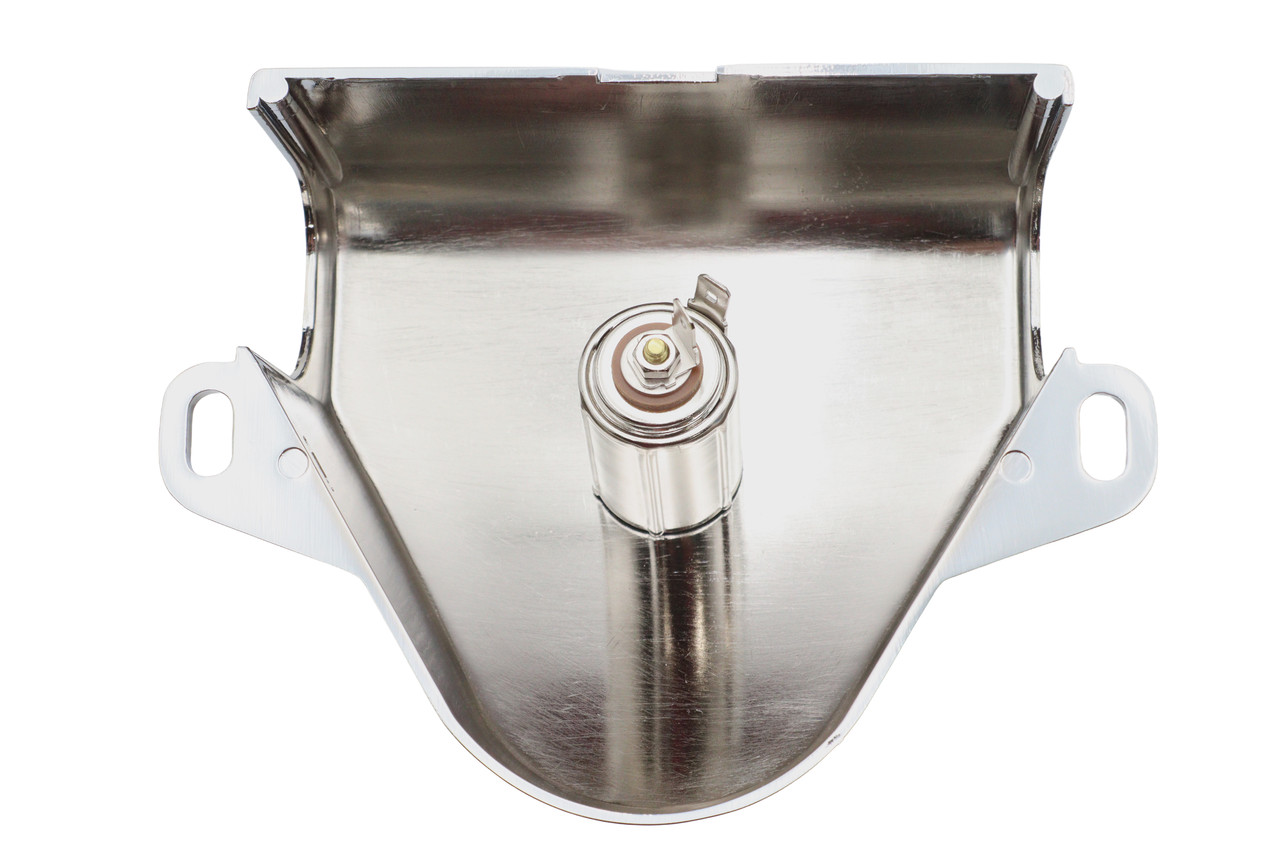 V-Twin #78111C - Chrome Handlebar Clamp Cover
