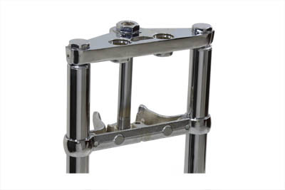 V-Twin - Fork Assembly with Polished Sliders 2 inch Over Stock