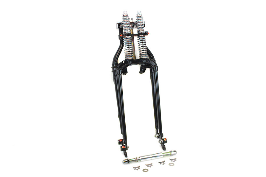 V-Twin #35240 - 20 inch Inline Spring Fork Kit Black