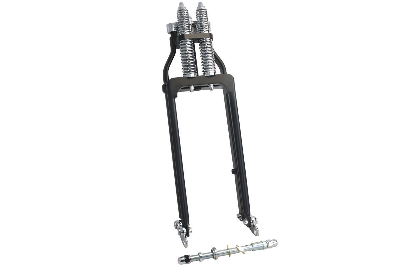 V-Twin - Factory Sample 20 inch Inline Spring Fork Kit Black