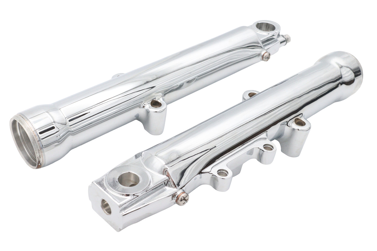 V-Twin - Factory Sample Chrome Lower Fork Slider Set