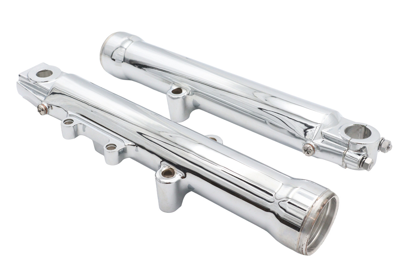 V-Twin - Factory Sample Chrome Lower Fork Slider Set