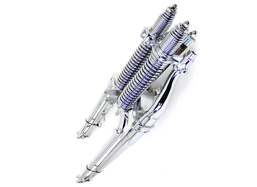 Motorshop - Chrome Fork Assembly without Rockers