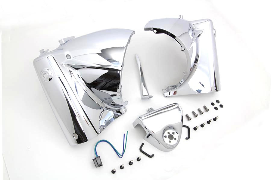 V-Twin - Headlamp Cowl Assembly Chrome