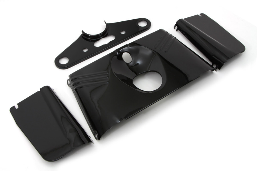 V-Twin #74147B - Replica Triple Tree Cover Kit Black