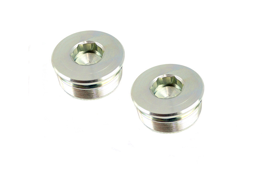 V-Twin #78979 - Fork Tube Bolt Set Zinc Plated