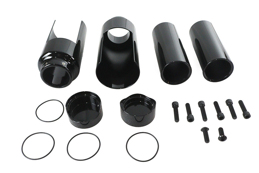 V-Twin #C23-0208GB - Softail Breakout Fork Cover Kit Black