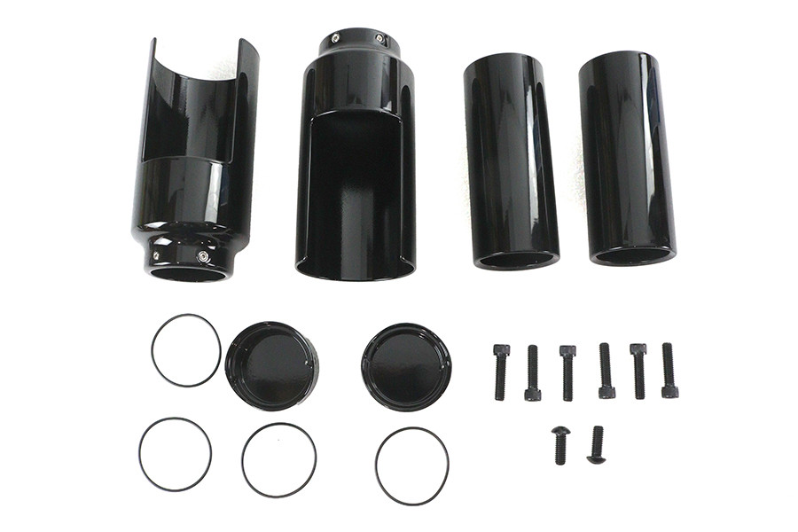 V-Twin #C23-0208GB - Softail Breakout Fork Cover Kit Black