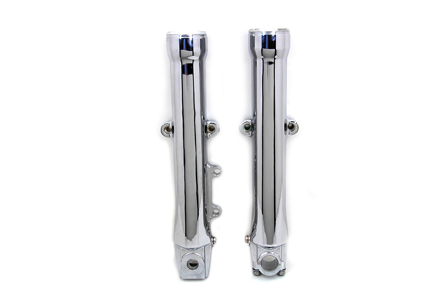 V-Twin - Chrome Lower Fork Slider Set