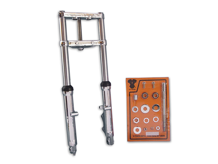 V-Twin - Fork Assembly with Chrome Sliders