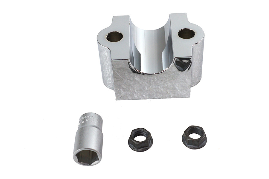 V-Twin #76941 - Fork Slider Cap Chrome