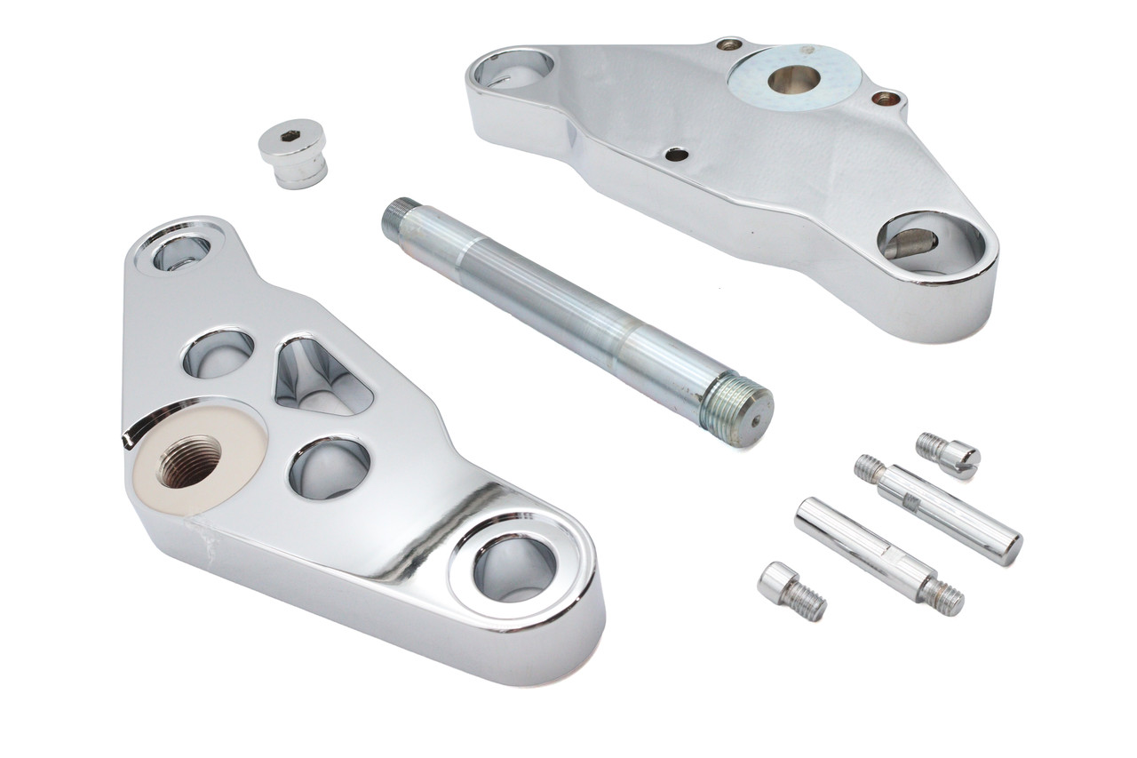 Ultima #29-78 - Ultima Chrome 5° Triple Tree Set Billet