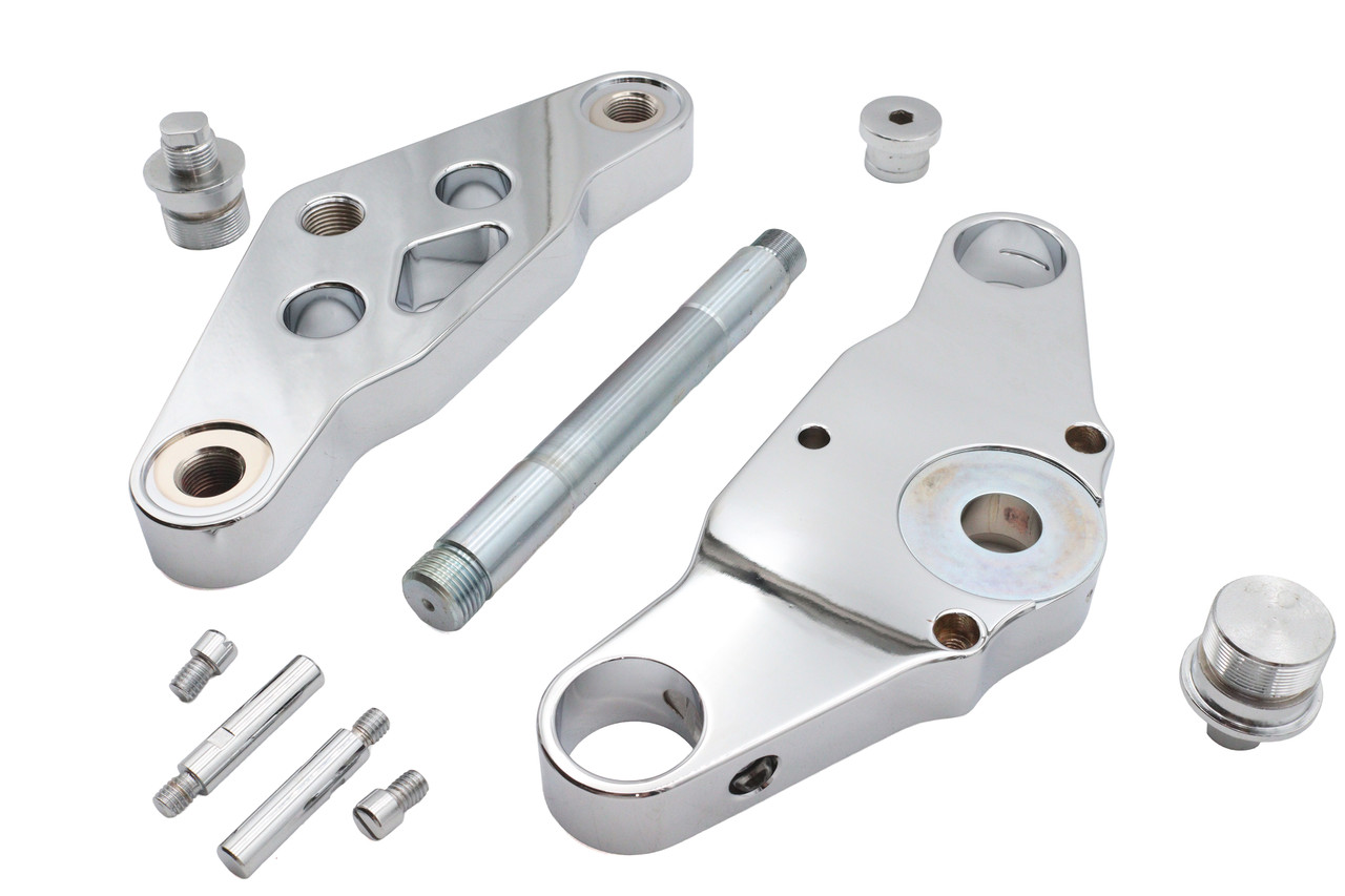 Ultima #29-82 - Ultima Chrome 0° Triple Tree Set Billet
