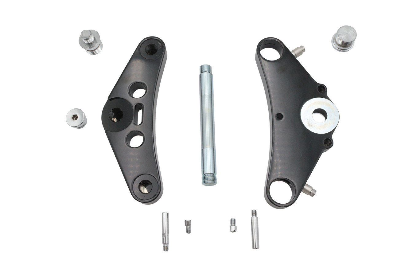 Ultima #29-255 - Ultima Black 5° Boomerang Blind Triple Tree Set Billet