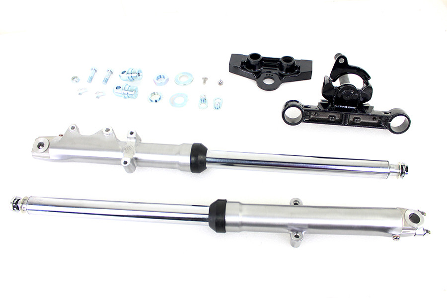 V-Twin - 41mm Adjustable Single Disc Fork Assembly