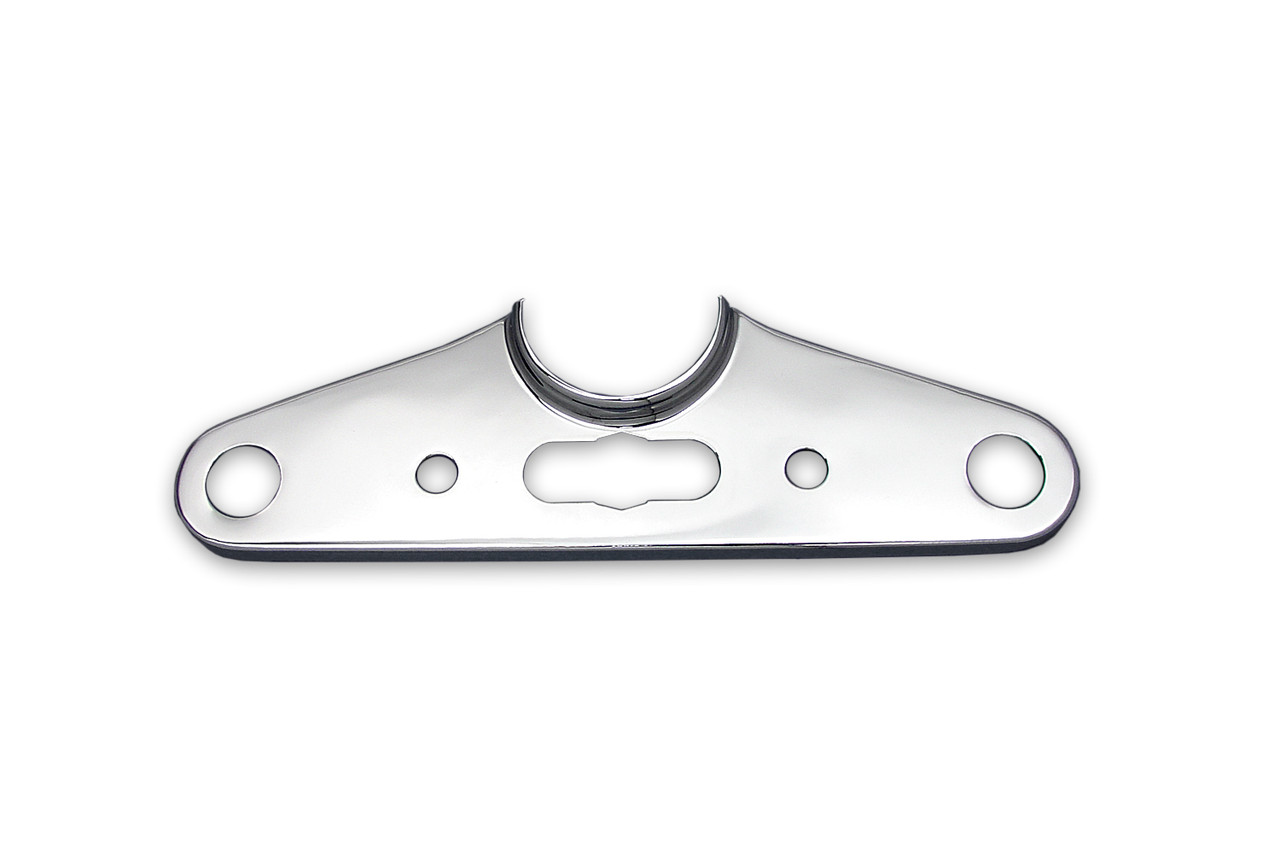 V-Twin #72793C - Top Triple Tree Cover Chrome