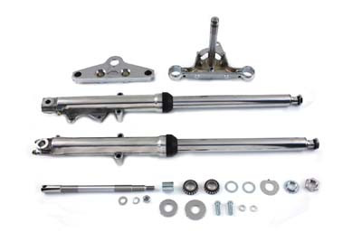 V-Twin - Fork Assembly with Polished Sliders