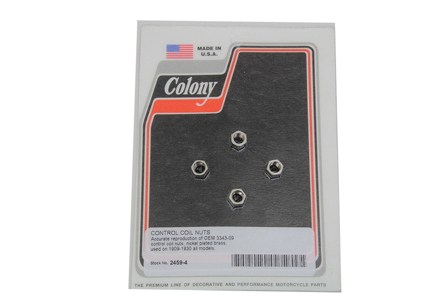 Colony - Control Coil Nuts Nickel Plated
