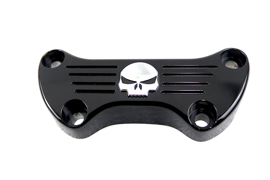 MCM #78342B - Black Skull Riser Top Clamp