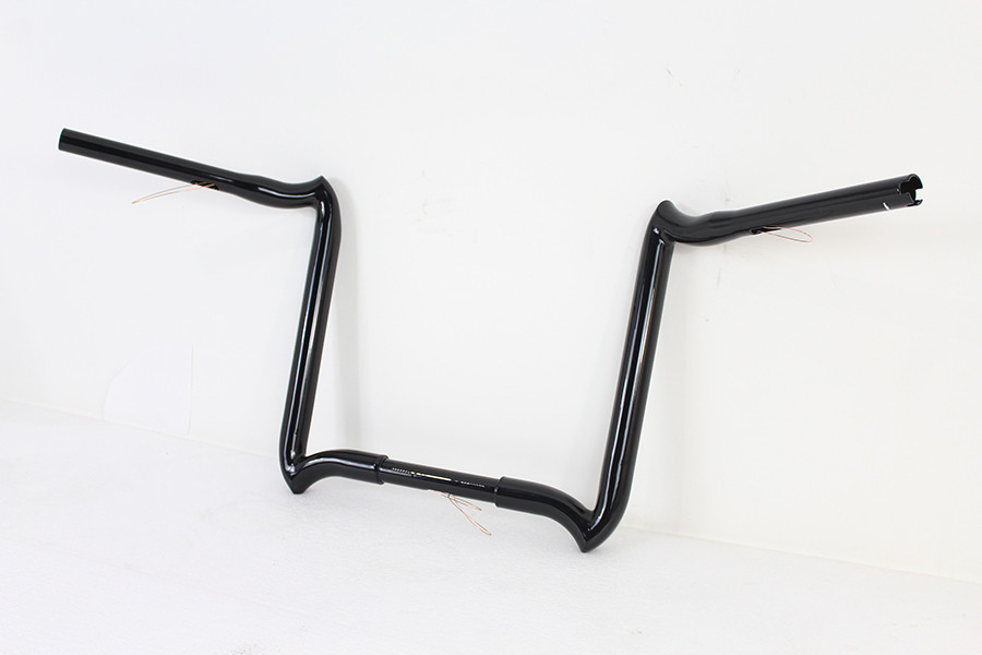 MCM #20278B - 14 inch Road Glide Handlebar without Indents Black
