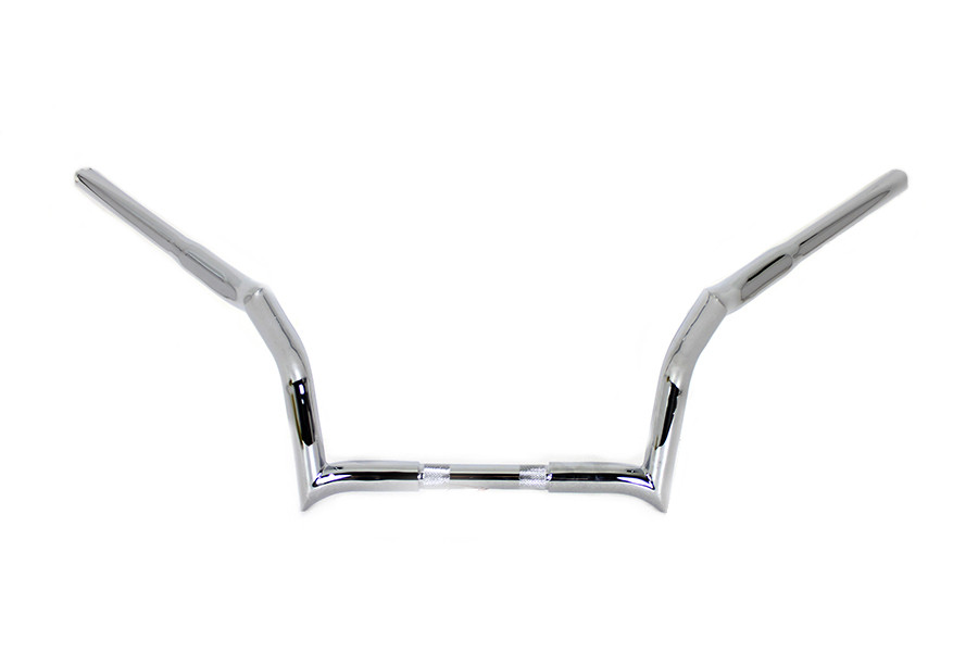 MCM #20267 - 10 inch Z-Bar Handlebar without Indents Chrome
