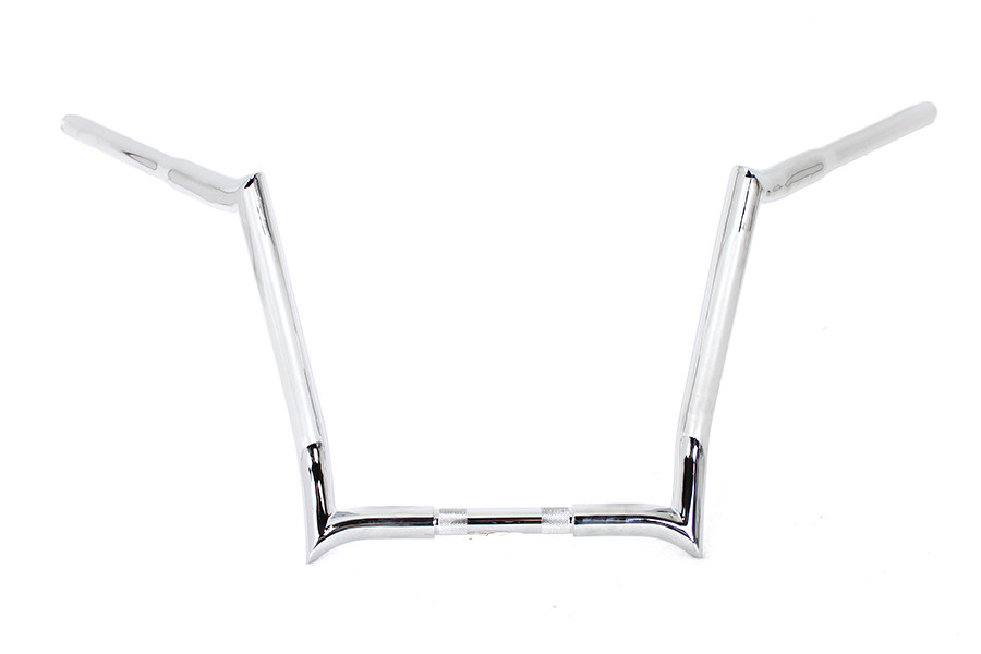 MCM #20269 - 14 inch Z-Bar Handlebar without Indents Chrome