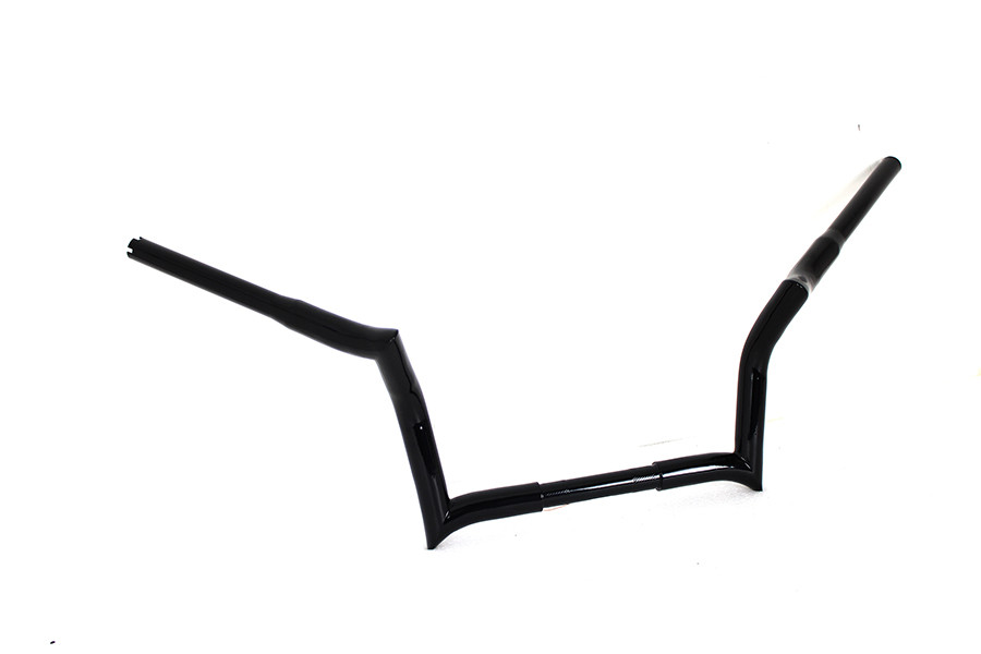 MCM #20267B - 10 inch Z-Bar Handlebar without Indents Black