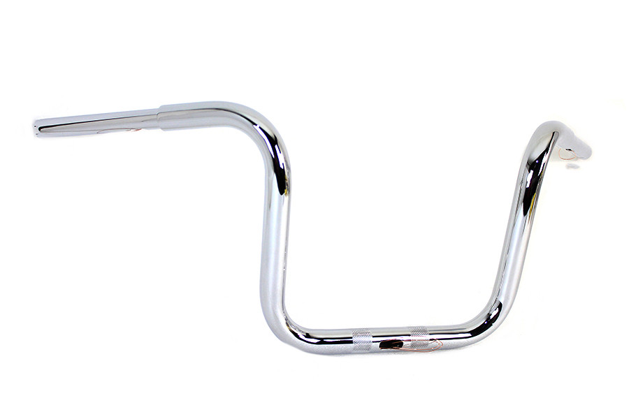MCM #20272A - 12 inch Fat Ape Handlebar with Indents Chrome