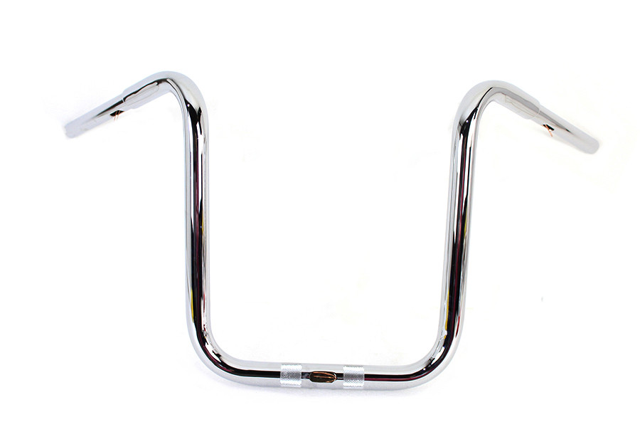 MCM #20272D - 16 inch Fat Ape Handlebar with Indents Chrome